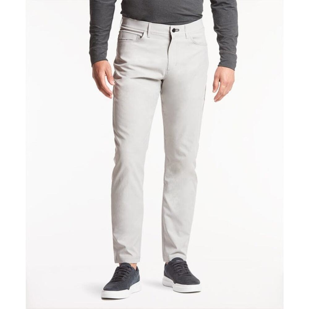 Public Rec Dealmaker 5 Pocket Pants Mens 33x28 Fog Gray Stretch Work Golf Office